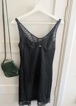 Vintage delicate slipdress, merk: Schiesser, staat: Heel goed, maat: S / 36 / 8, € 10,00, € 11,20 inclusief Kopersbescherming