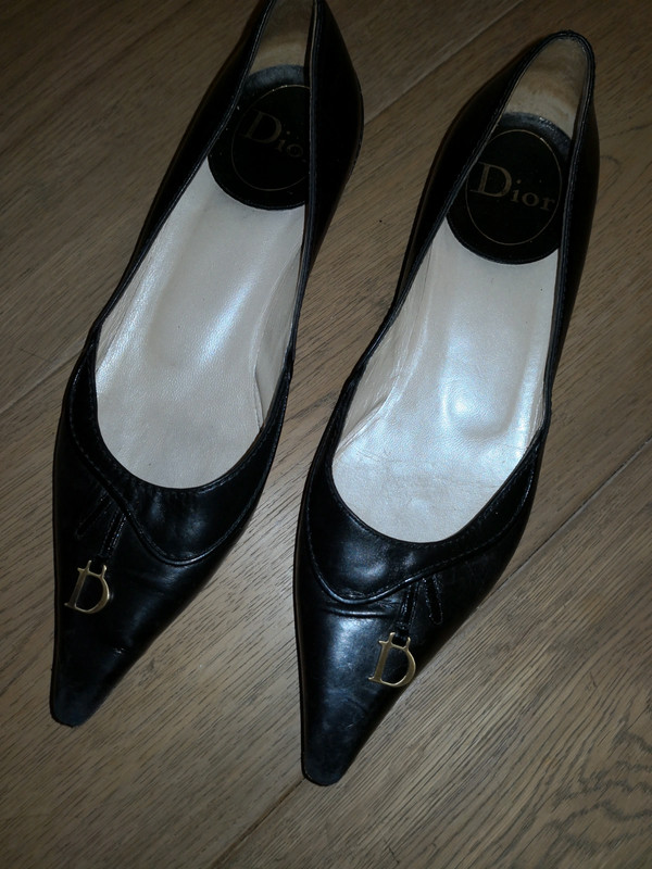 Chaussures plates cuir noir 3