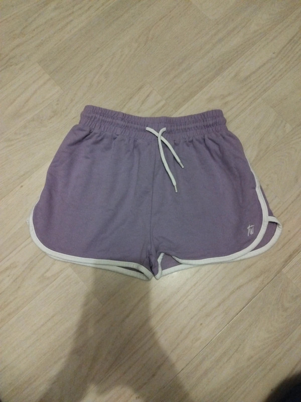 Short de sport violet Tao tweens XXS 1