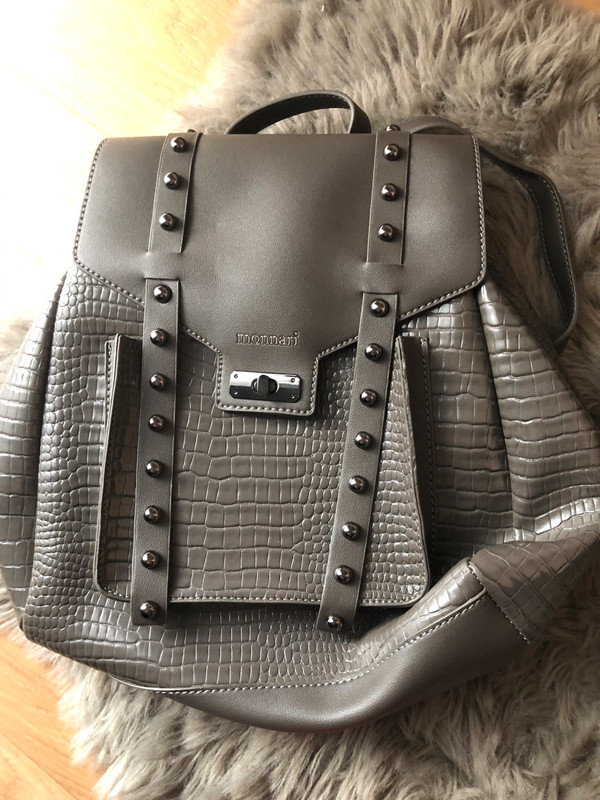 Nwt underonesky mini shark backpack faux leather finish