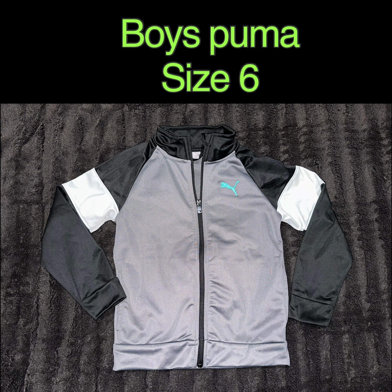Boys size 6 puma jacket 1