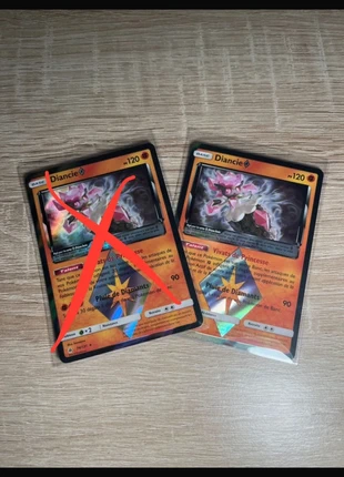 2x Diancie prisme , marke: Pokémon, zustand: Sehr gut, 9,00 €, 10,15 € inklusive Vinted-Käuferschutz