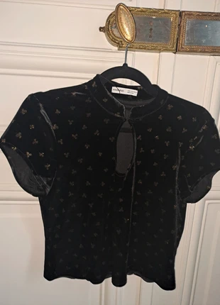 Top terciopelo con detalles de lurex, marke: renatta&go, zustand: Neu, mit Etikett, größe: M / 38 / 10, 28,00 €, 30,10 € inklusive Vinted-Käuferschutz