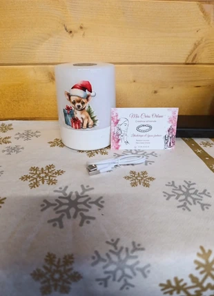 Lampe tactile chihuahua de Noël, condizioni: Ottime, €10.00, €11.20 include la Protezione acquisti