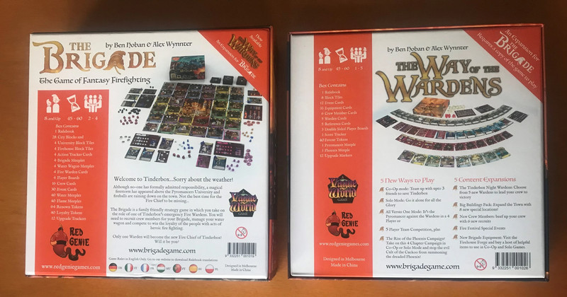 The Brigade + Way of the Wardens + extra add-ons - Gioco da tavolo - Board Game - Kickstarter KS 2