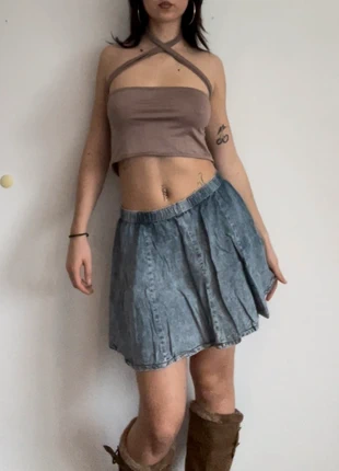 Jeansrock mit Gummibund, marque: y2k, état: Très bon état, taille: S / 36 / 8, 15,00 €, 16,45 € Protection acheteurs incluse