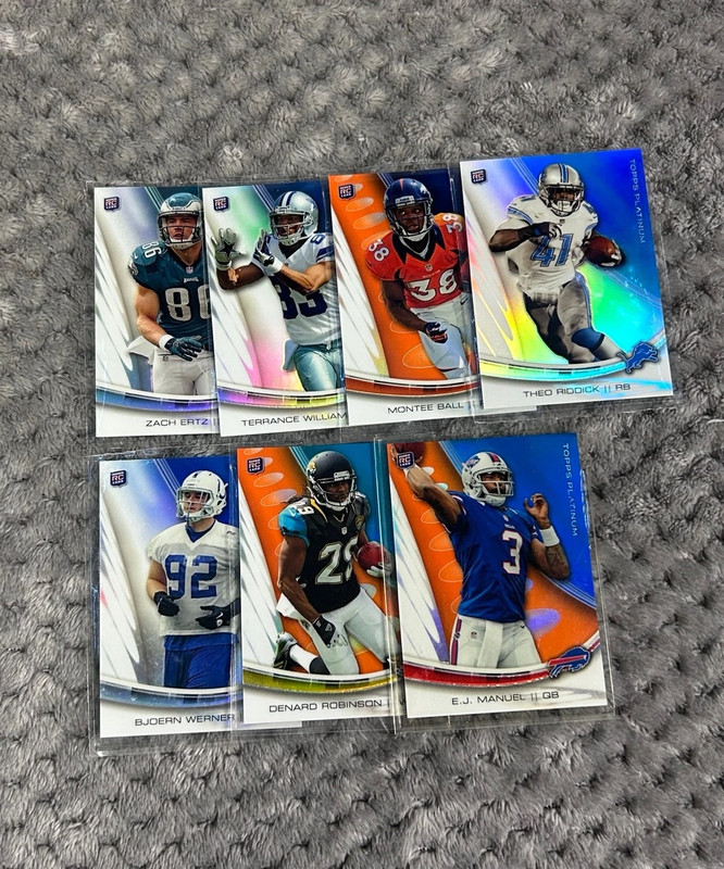 Lot of NFL Topps Platinum Football Cards 1