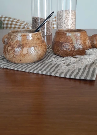 4 tasses en grès véritable, marke: Vintage, zustand: Neu, 12,00 €, 13,30 € inklusive Vinted-Käuferschutz