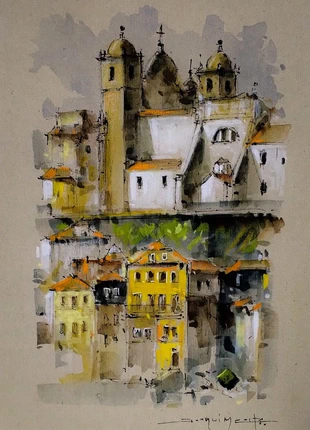 Linda aguarela com pastel, original, do prestigiado artista portuense Joaquim Costa., brand: Original do artista portuense Joaquim Costa., condizioni: Nuovo con cartellino, €20.00, €21.70 include la Protezione acquisti