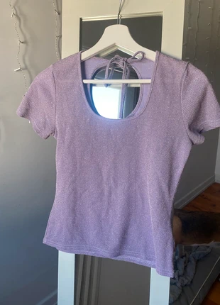 T-shirt à paillettes, marca: COQUETTE, estado: Nuevo sin etiquetas, tamaño: S / 36 / 8, 5,00 €, 5,95 € Protección al comprador incluida
