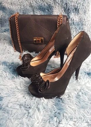 Steve Madden Black Platform Heels – UK 8, brand: Steve Madden, condition: Good, size: 8, £14.99, £16.44 includes Buyer Protection