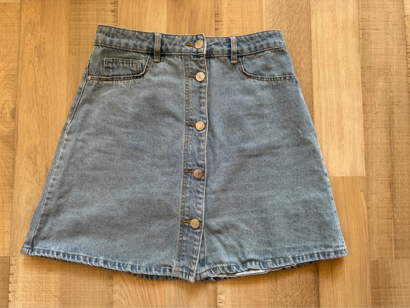 Noisy May denim rok knopen 2