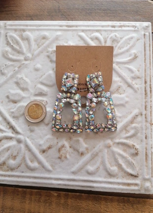 Boucle d oreille strass, brand: Satine, condizioni: Nuovo senza cartellino, €7.00, €8.05 include la Protezione acquisti