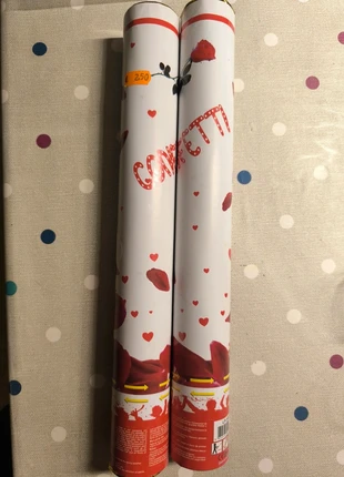 Dos cañones de confeti, staat: Nieuw met prijskaartje, € 3,50, € 4,38 inclusief Kopersbescherming
