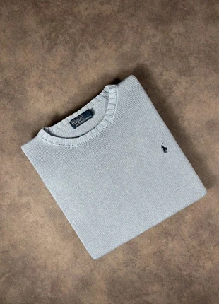 Pull Col Rond Ralph Lauren | Ras De Cou en coton Bleu Ciel | Logo Brodé Taille M, brand: Ralph Lauren, condizioni: Ottime, taglia: M, €48.90, €52.05 include la Protezione acquisti