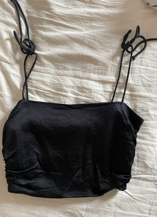 Top à bretelles en satin Zara taille S, brand: Zara, condition: Very good, size: S / 36 / 8, €5.00, €5.95 includes Buyer Protection