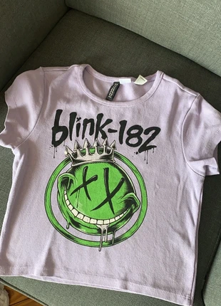 T-shirt blink182, brand: H&M, condition: Very good, size: XXS / 32 / 4, €2.00, €2.80 includes Buyer Protection
