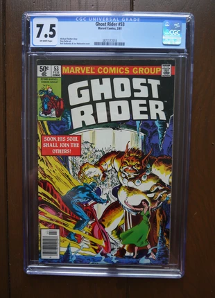 Ghost Rider (1973 1st Series) #53 CGC 7.5, staat: Nieuw zonder prijskaartje, € 80,00, € 84,70 inclusief Kopersbescherming Pro