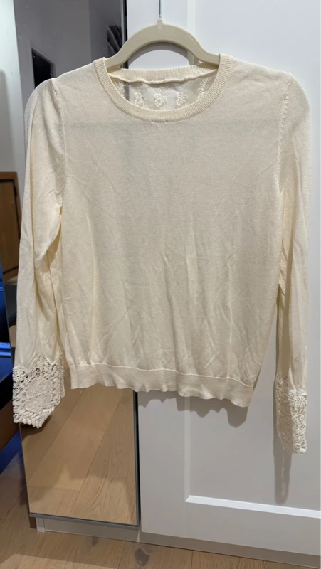 Tshirt / pull dos dentelle - photo numéro 2