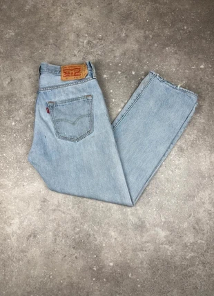 Pantalon Jeans Levis 501 Taille FR40 W30 L30 Homme Bleu Clair Coupe Droite Coton #L57, marque: Levi's, état: Très bon état, taille: W30 | FR 40, 40,50 €, 43,23 € Protection acheteurs (Pro) incluse