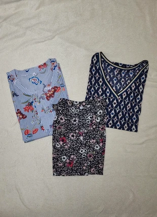 Lot de 3 Tee-shirts, marca: Carrefour, estado: Muito bom, tamanho: L / 40 / 12, €1.50, €2.28 inclui Proteção do Comprador