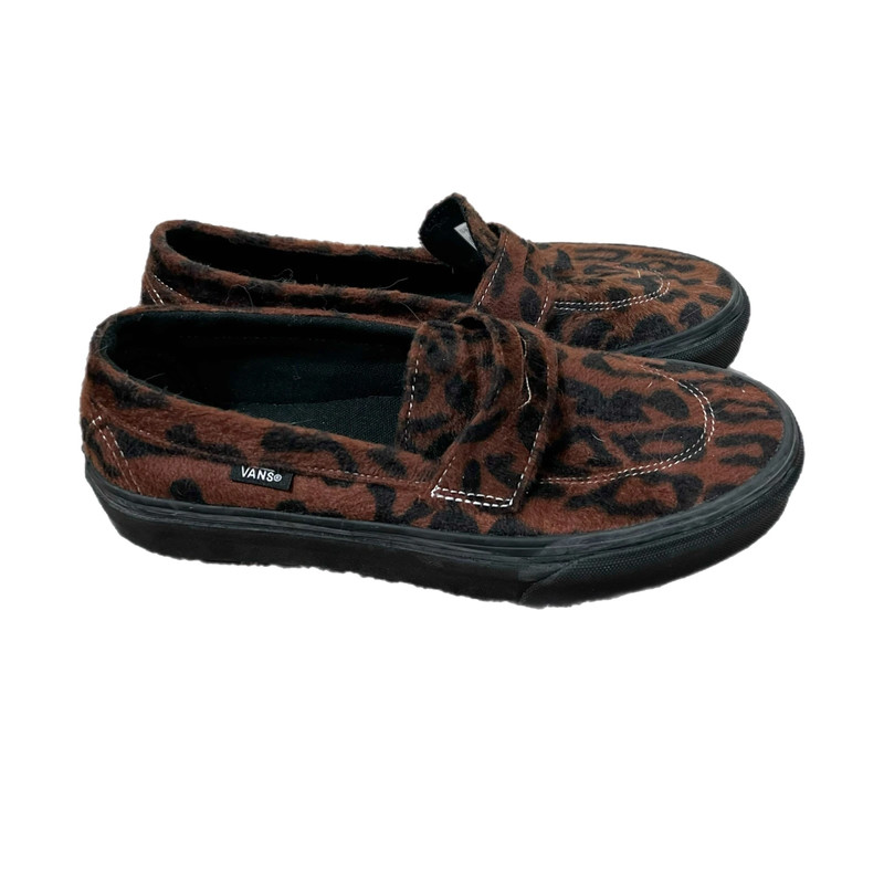 Cheetah Print Vans Slip Ons 2