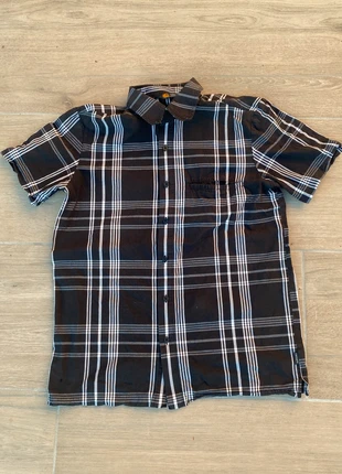Chemise Carhartt manches courtes à carreaux noir et blanc – Bon état général, marque: Carhartt, état: Bon état, taille: M, 6,85 €, 7,89 € Protection acheteurs incluse