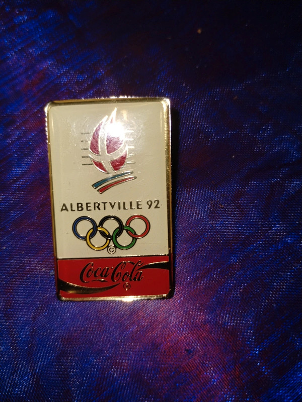 Very lovely Coca-Cola collectible Olympic lapel pin 2