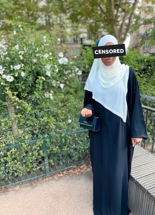 Abaya Boubou noir Nidha, marca: Abayakâ, estado: Nuevo con etiquetas, tamaño: Otros, 15,00 €, 16,45 € Protección al comprador incluida