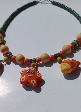 Collier en bois Étoile Sévi, marke: Sévi Italie, zustand: Neu, 9,80 €, 10,99 € inklusive Vinted-Käuferschutz