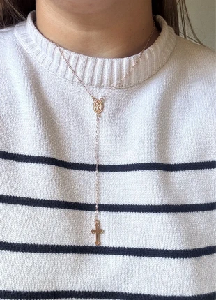 Rose gold cross chain necklace, marque: Vintage Dressing, état: Neuf avec étiquette, 15,00 €, 16,45 € Protection acheteurs incluse