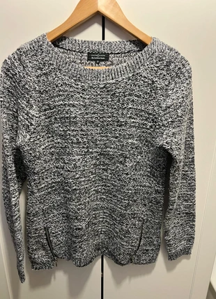 Pull chiné gris noir Cache Cache – Taille 2 – Détails zippés & touche de fil métallisé, marke: Cache Cache, zustand: Sehr gut, größe: M / 38 / 10, 8,00 €, 9,10 € inklusive Vinted-Käuferschutz