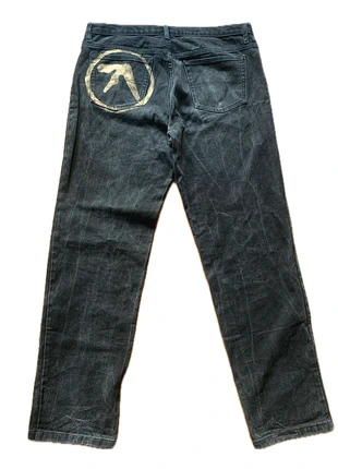 Aphex Twin Custom Vintage Baggy Black Jeans 90s, marque: Vintage Dressing, état: Très bon état, taille: W36 | FR 46, 33,00 €, 35,35 € Protection acheteurs incluse