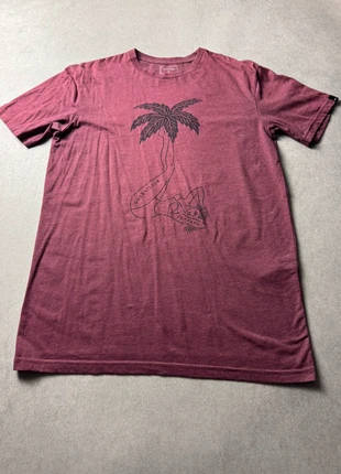 T shirt imprimé crewneck Quiksilver bordeaux – Taille M (Unisexe), marke: Quiksilver, zustand: Sehr gut, größe: M, 10,00 €, 11,20 € beinhaltet Vinted-Käuferschutz Pro
