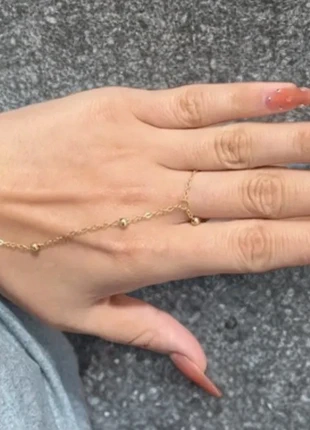 Stunning Bracelet-Ring Chain set NEW, marque: Glamour, état: Neuf sans étiquette, 6,50 €, 7,53 € Protection acheteurs incluse