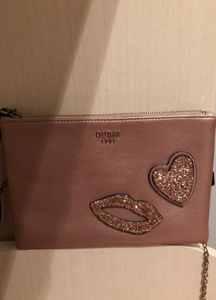 Borsa a spalla guess rosa antico, brand: GUESS, condizioni: Ottime, €15.00, €16.45 include la Protezione acquisti