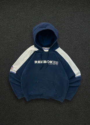 Reebok Vintage Y2K Rare Big Logo Spellout Embroidered Hoodie Sweatshirt Boxy Fit Hip Hop, marque: Reebok, état: Très bon état, taille: XL, 25,99 €, 27,99 € Protection acheteurs incluse