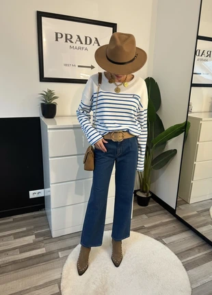 Ensemble marinière Kiabi + jean Armand Thiery – M / 36, marke: Armand Thiery, zustand: Sehr gut, größe: S / 36 / 8, 18,00 €, 19,60 € beinhaltet Vinted-Käuferschutz Pro