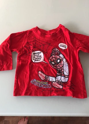 Tee shirt manche longue garçon , brand: Marvel, condizioni: Ottime, taglia: 9-12 mesi / 74 cm, €2.00, €2.80 include la Protezione acquisti