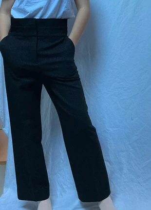 Pantalon large coupe droite noir à motif léopard Cop Copine taille 38/M en très bon état, marque: Cop Copine, état: Très bon état, taille: M / 38 / 10, 20,00 €, 21,70 € Protection acheteurs incluse