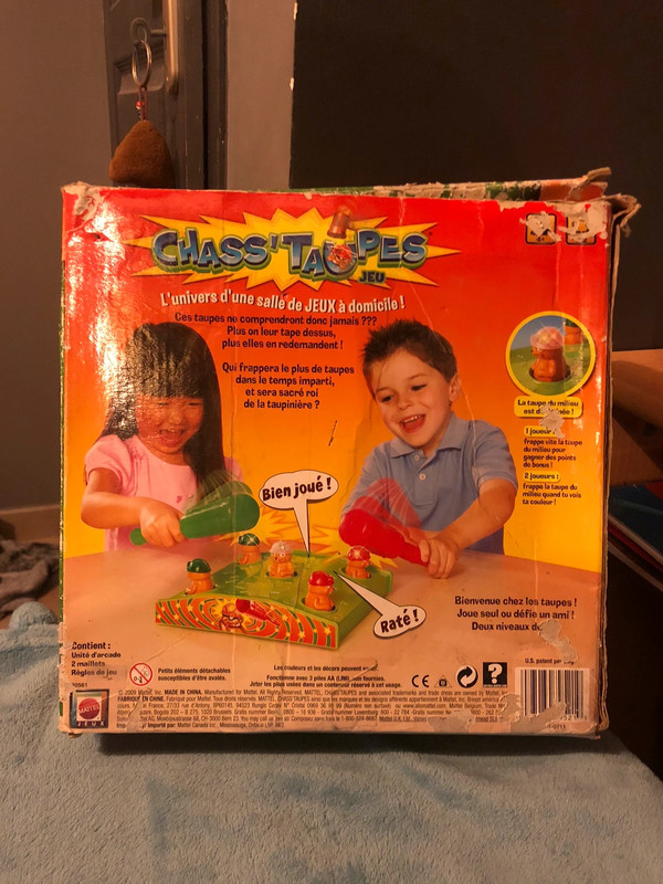 Mattel Games - Chasstaupes - Jeu de Société Enfant - 1 ou 2