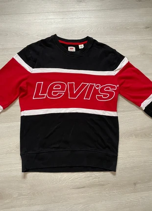 Sweat Levi’s rouge et noir à manches longues S. Levi’s red and black long-sleeve sweatshirt S, marca: Levi's, estado: Muy bueno, tamaño: S, 20,00 €, 21,70 € Protección al comprador incluida