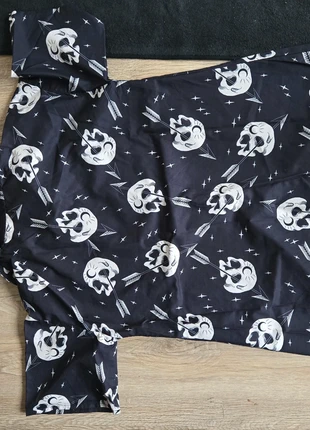 Chemise à tête de mort, brand: Romwe, condition: Very good, size: M / 38 / 10, €5.00, €5.95 includes Buyer Protection