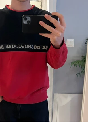 Sweat noir et rouge, brand: DC Shoes, condizioni: Ottime, taglia: S / IT 40 / EU 36, €10.00, €11.20 include la Protezione acquisti