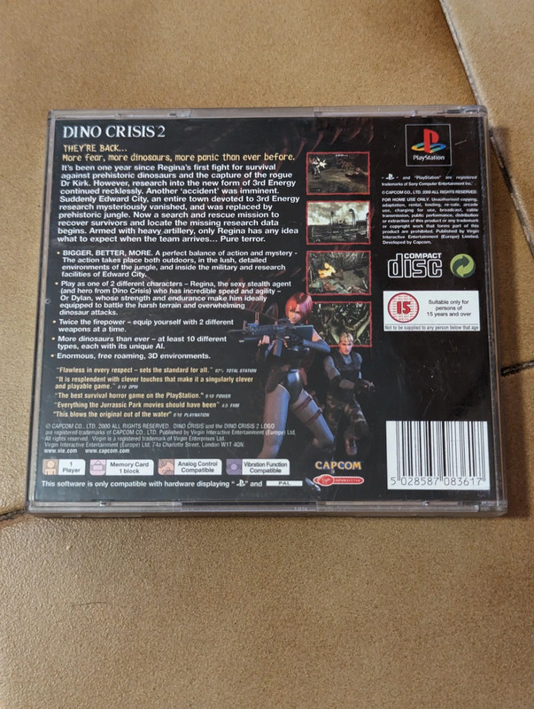 Dino Crisis 2 PS1 5