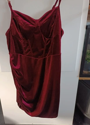 Robe bordeaux velours Shein Curve Taille 2XL, marca: Shein Curve, estado: Muy bueno, tamaño: XXL / 44 / 16, 2,00 €, 2,80 € Protección al comprador incluida
