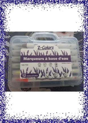 12 feutres à l'eau double pointe - neufs, marke: z-colors, zustand: Neu, mit Etikett, 4,00 €, 4,90 € beinhaltet Vinted-Käuferschutz Pro