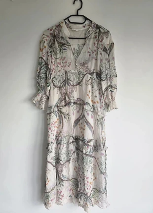 Robe longue crème fleurie - Ba&sh - Taille 1, marke: Ba&sh, zustand: Sehr gut, größe: S / 36 / 8, 55,00 €, 58,45 € inklusive Vinted-Käuferschutz