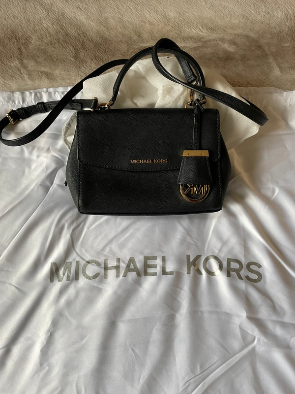 Petit sac a main Michael Kors MK a bandouliere en cuir saffiano