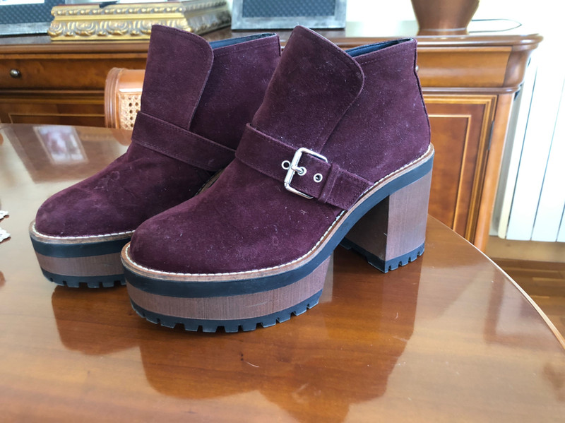 Botas 2024 granates plataforma